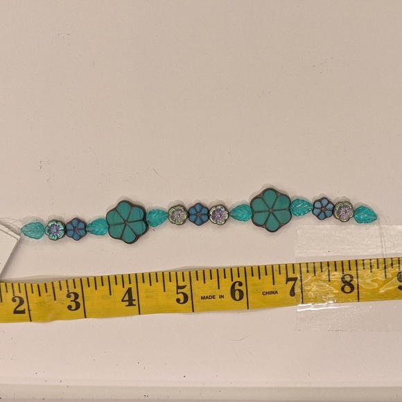 Bead Landing Czech Glass Flower Coin Beads & Spacers: 11 Strands w 200+ Beads - Picture 5 of 8